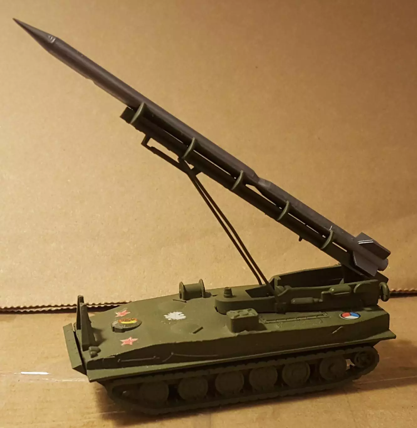 СССР. МОДЕЛЬ ГДР.Военная техника. Тягость с ракетой Редкая. 2