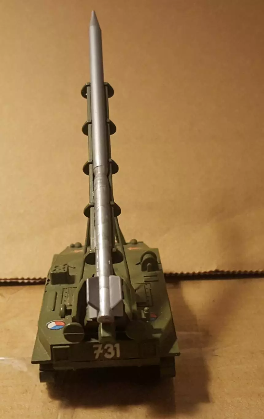 СССР. МОДЕЛЬ ГДР.Военная техника. Тягость с ракетой Редкая. 3