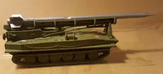 СССР. МОДЕЛЬ ГДР.Военная техника. Тягость с ракетой Редкая.