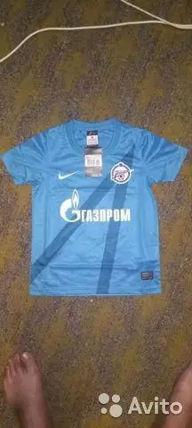 Фирменная игровая футболка ФК Зенит
