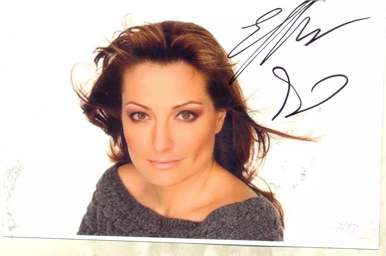 Ахременко Евгения. Фото с подписью. автограф оригинал