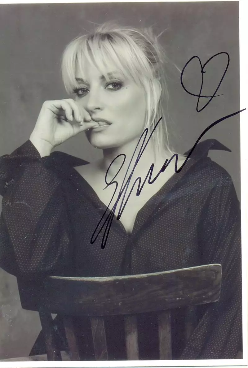 Ахременко Евгения. Фото с подписью. автограф оригинал