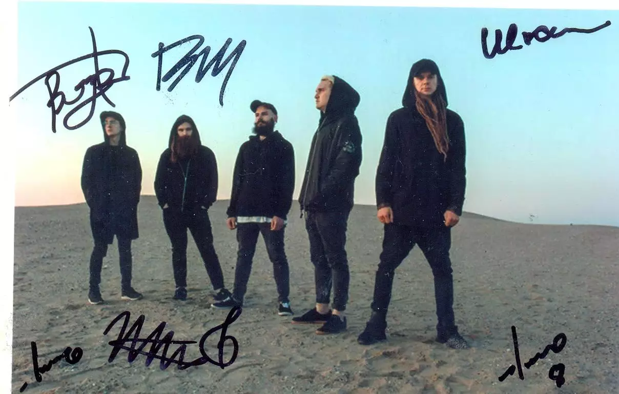 Ермак Рок Группа.Весь составФото с подписью. автограф оригинал