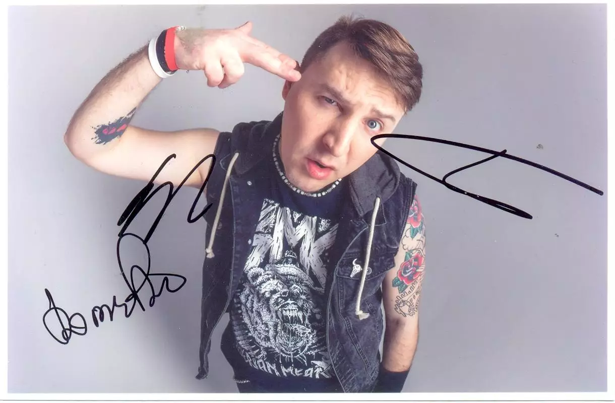 йоршРок Группа.Весь составФото с подписью. автограф оригинал