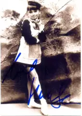 Нинидзе Ия. Фото с подписью. автограф оригинал