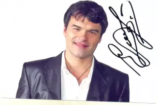 Дятлов Евгений. Фото с подписью. автограф оригинал