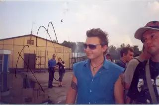 Звери , Билык Рома. Фото с подписью. автограф оригинал