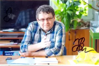 Веркин Эдуард. Фото с подписью,автограф оригинал