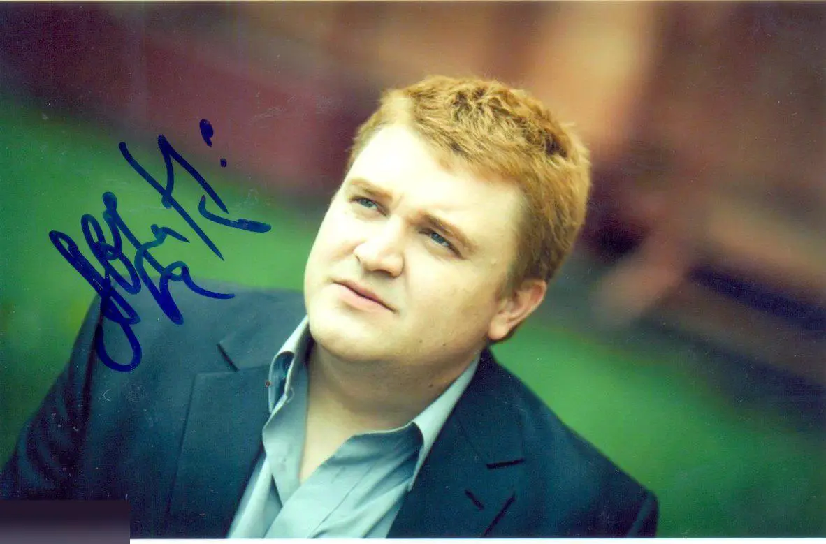 Курносов Андрей . Фото с подписью,автограф оригинал