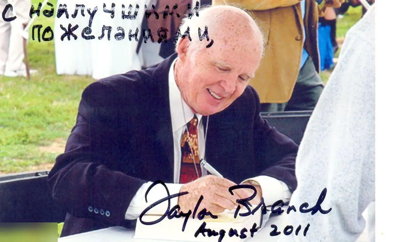 Бранч Тэйлор (Taylor Branch)Знаменитыйписатель автограф оригинал