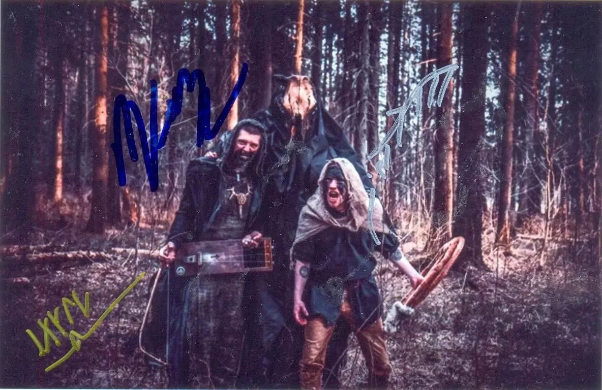 ЛедъЭтно-фолкрок группа Фото с подписью,автограф оригинал