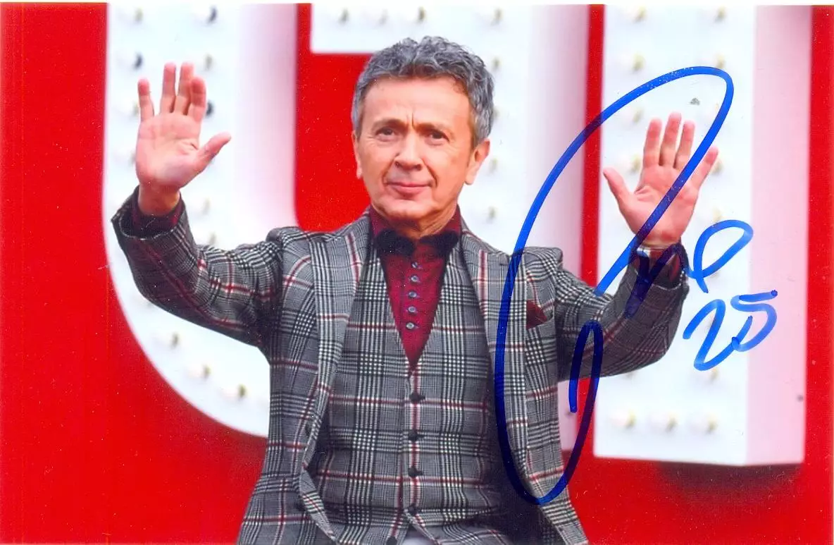 Пупо (Pupo) . Фото с подписью. автограф оригинал