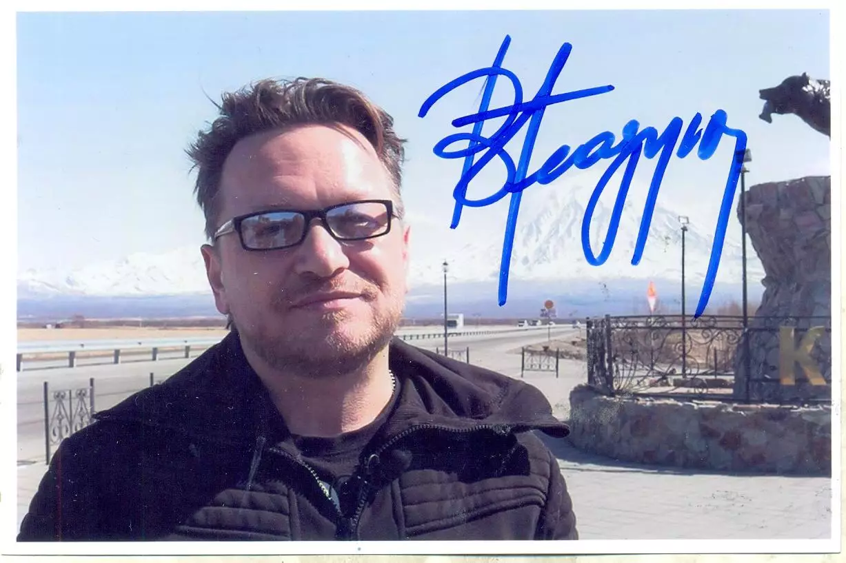 Глазунов Владимир. Фото с подписью. автограф оригинал