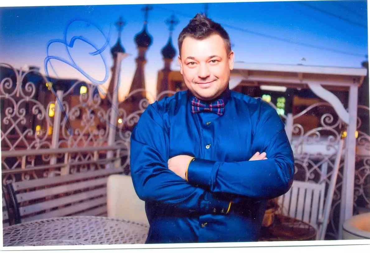 Жуков Сергей. Руки Вверх.. Фото с подписью. автограф оригинал