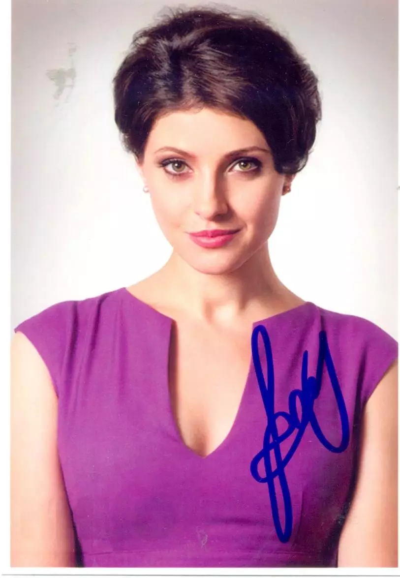 Макеева Анастасия.. Фото с подписью. автограф оригинал