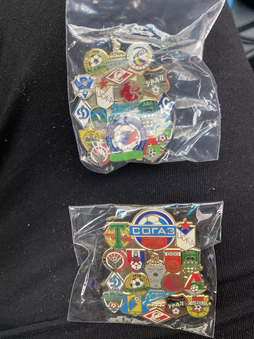 Футбольные Знаки футбол чемпионат России Спартак ЦСКА Динамо Зенит