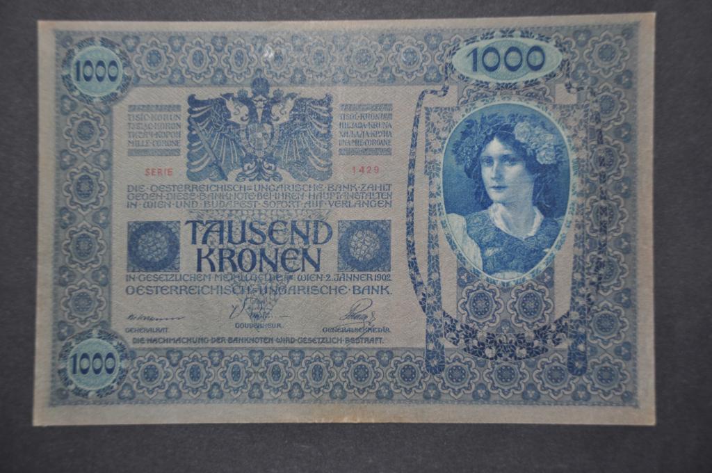 Австро-Венгрия 1000 крон 1902 1