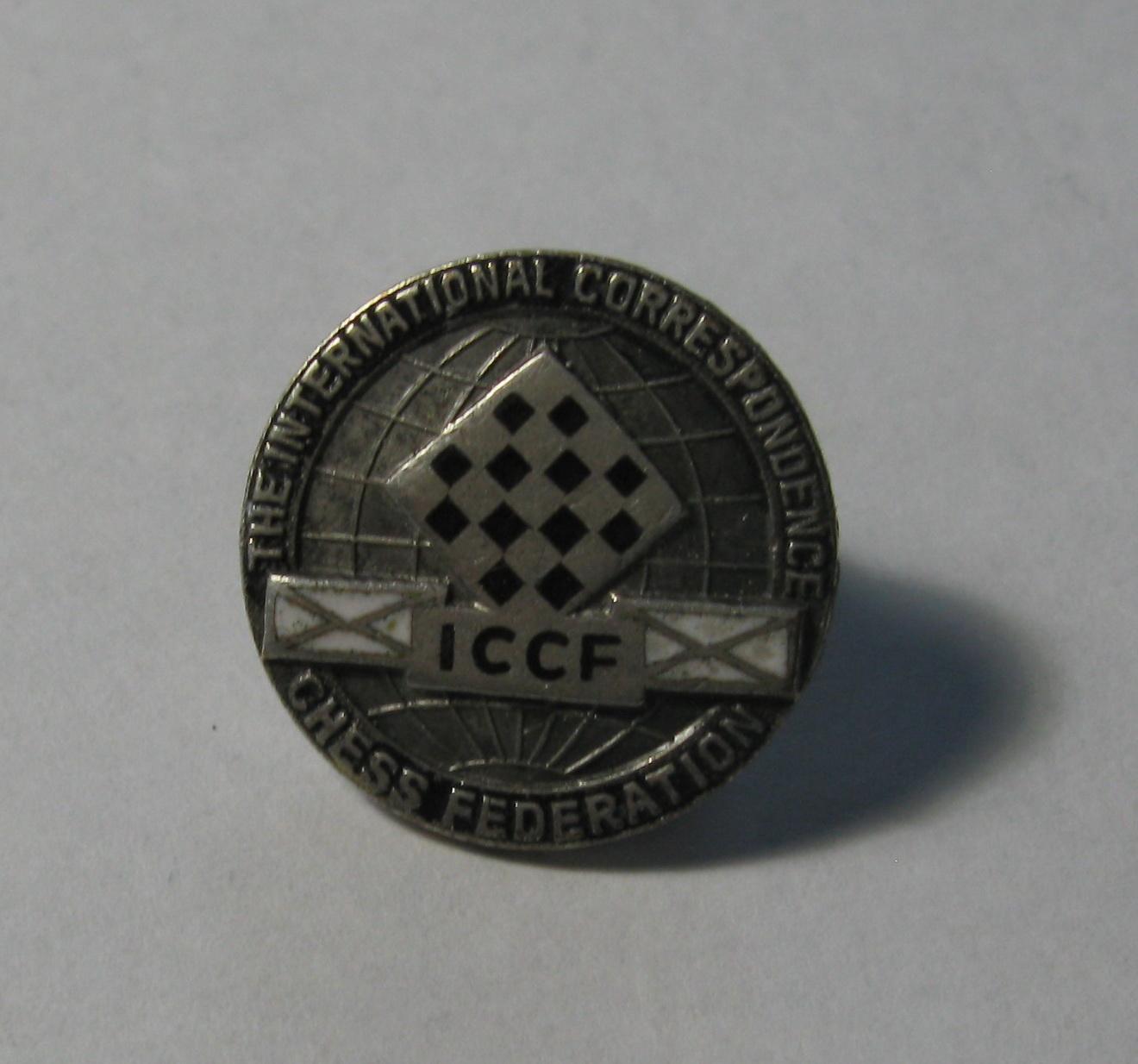 Знак ICCF Международная федерация шахматной игры по переписке