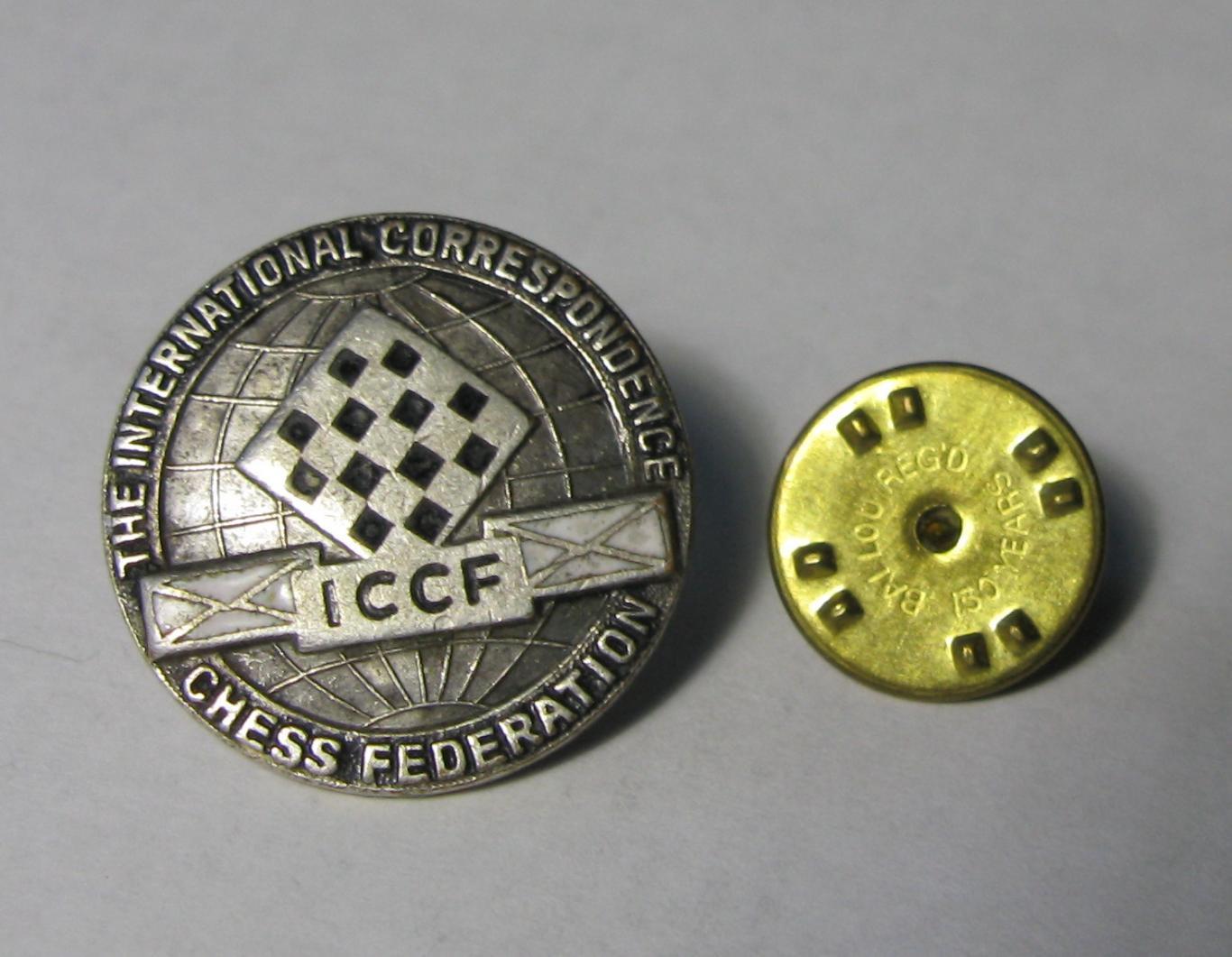  Знак. ICCF. Международная федерация шахматной игры по переписке 3