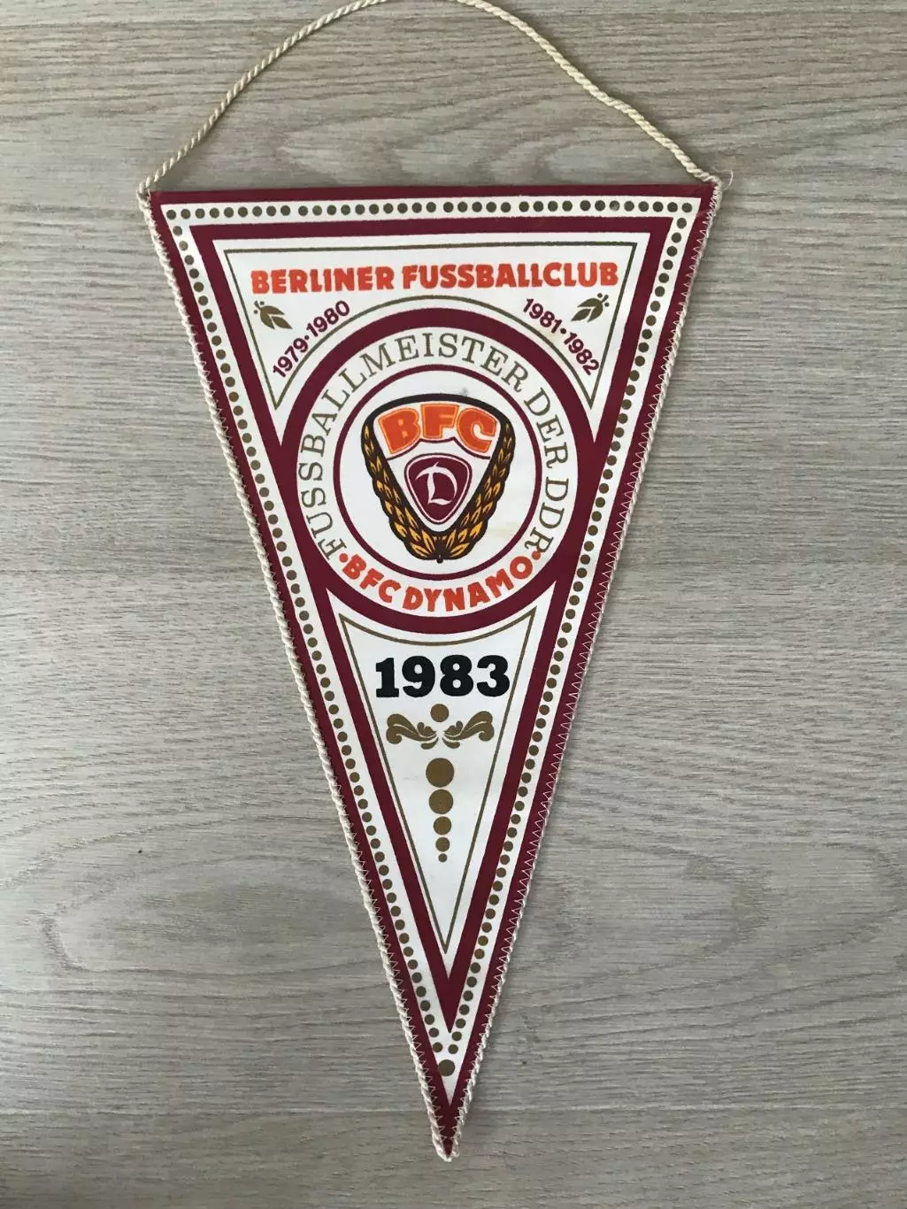 Вымпел Динамо Берлин ГДР Германия 1983 год