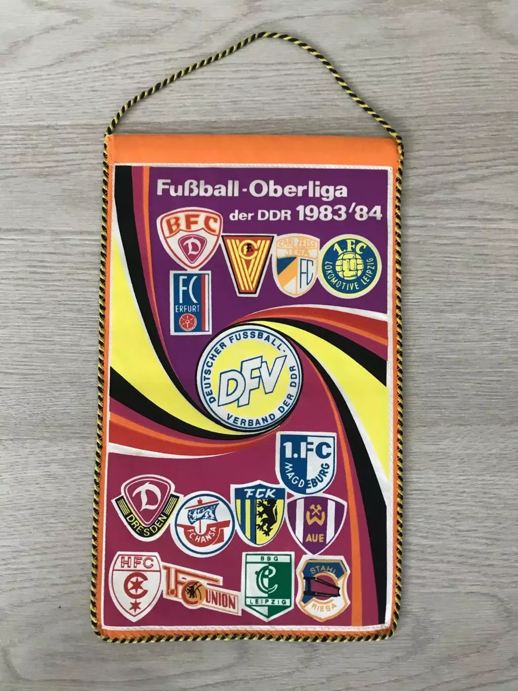 Вымпел Оберлига ГДР 1983 1984 год