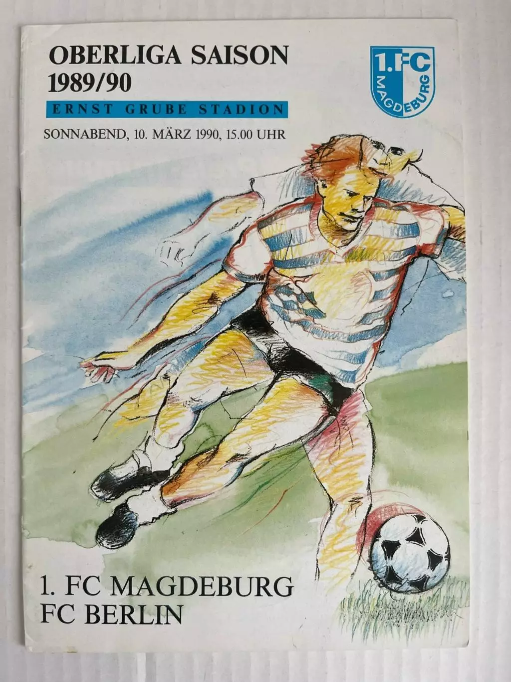1.ФК Магдебург Динамо Берлин Оберлига ГДР 1989/90