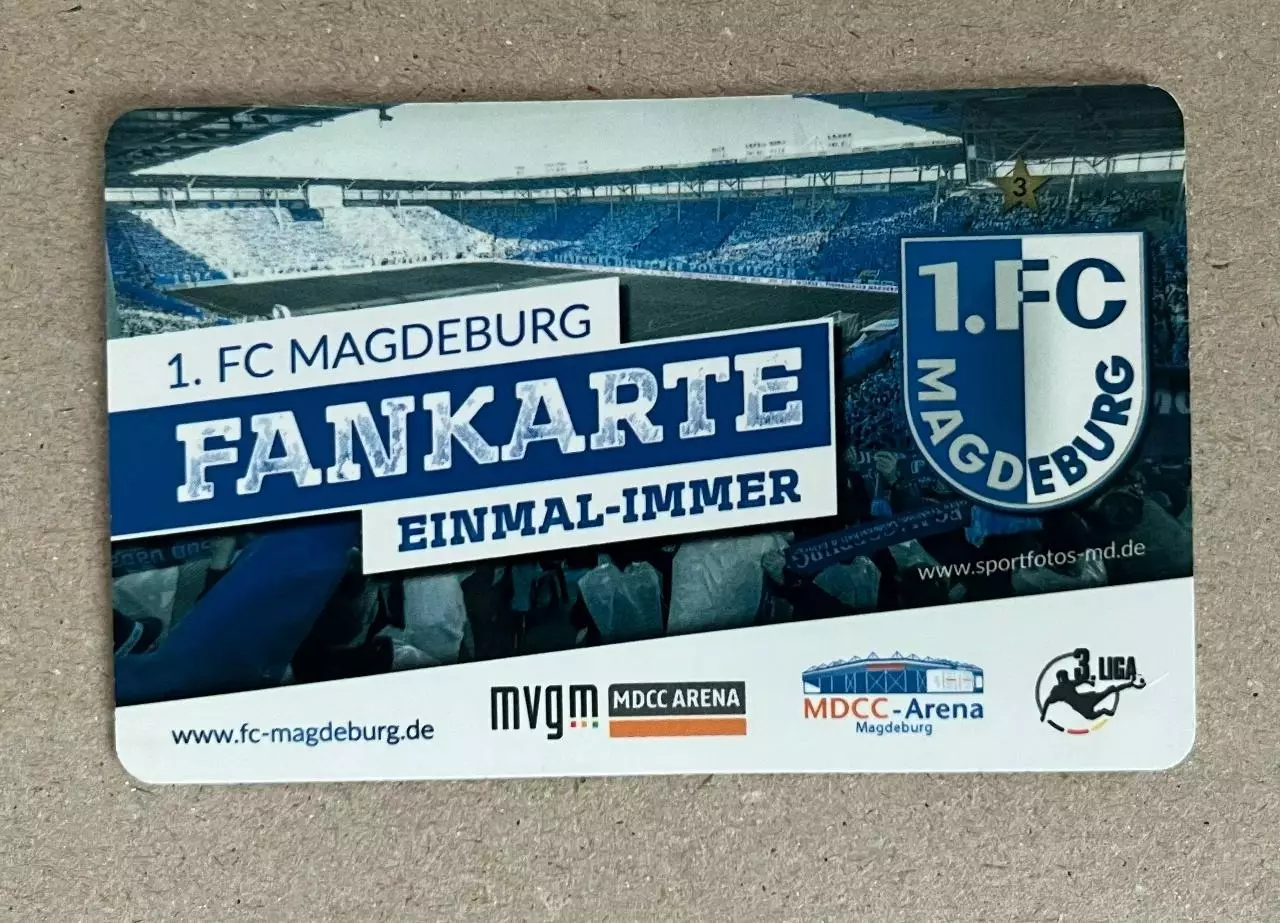 Абонемент 1.ФК Магдебург Германия