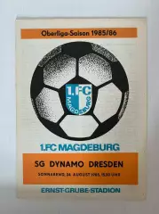 1.ФК Магдебург ГДР Оберлига 1985/86 полный комплект 13 штук