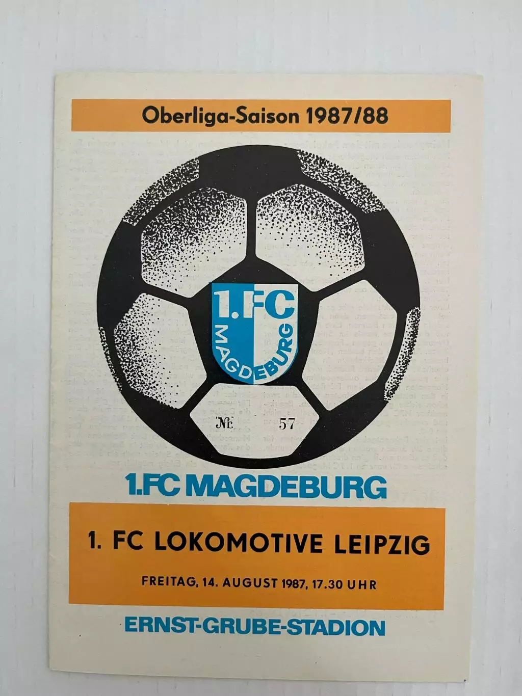 1.ФК Магдебург ГДР Оберлига 1987/88 комплект 12 штук