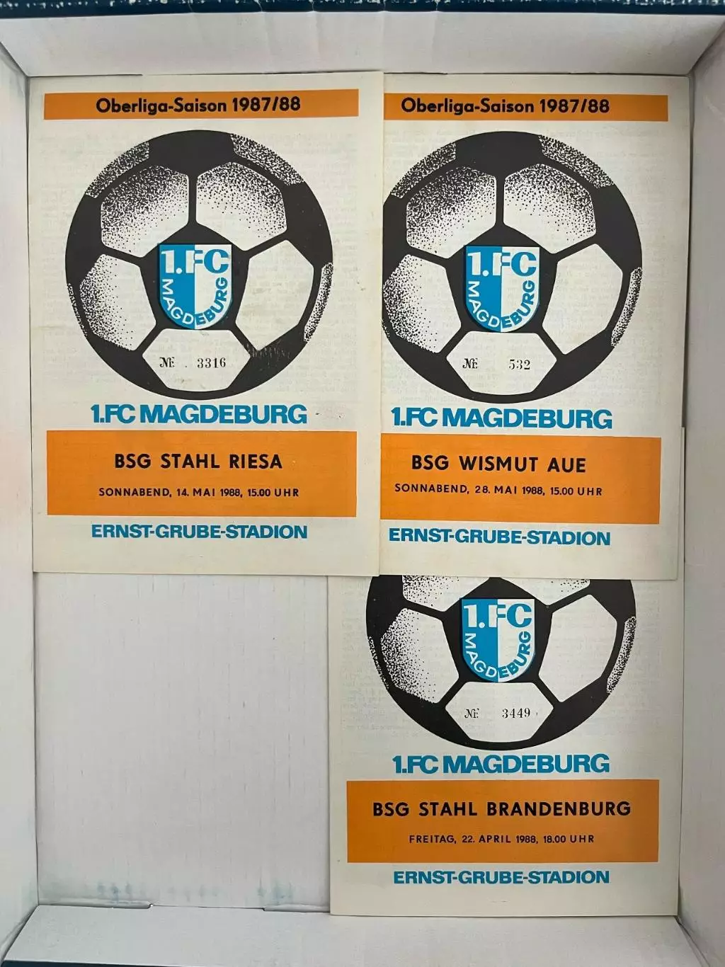 1.ФК Магдебург ГДР Оберлига 1987/88 комплект 12 штук 3