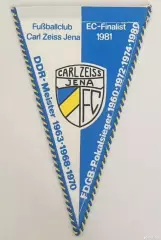 Вымпел ФК Карл-Цейсс Йена ГДР