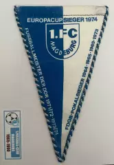 Вымпел 1.ФК Магдебург ГДР Германия 1974 год