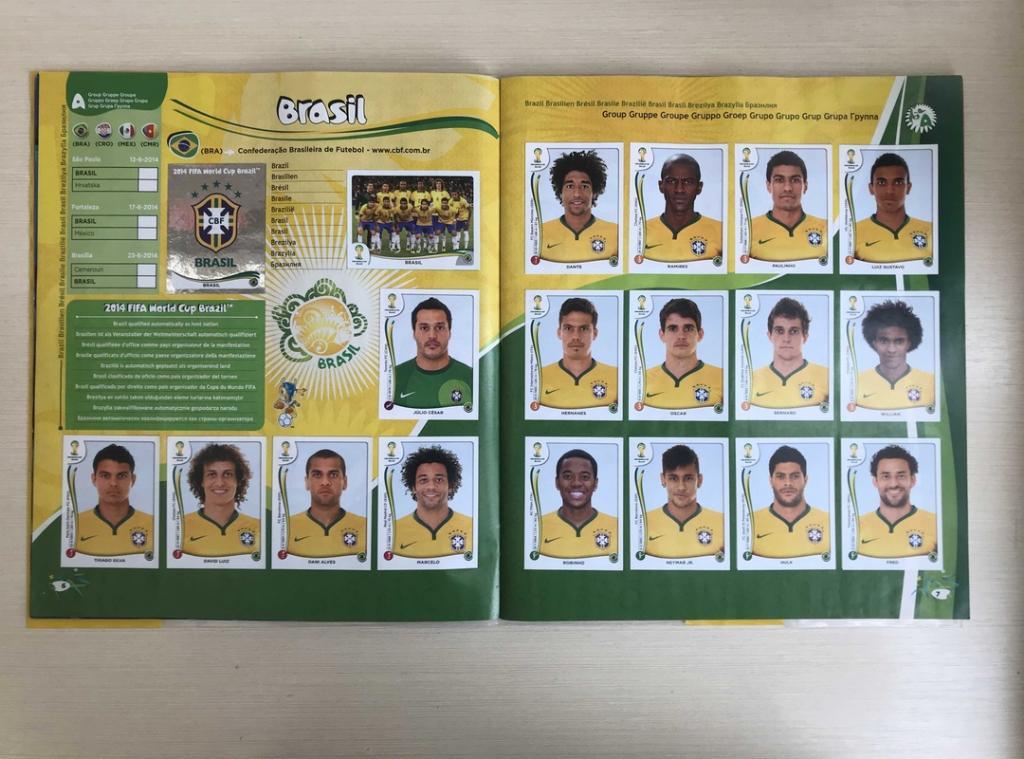 Журнал Панини Чемпионат мира Бразилия 2014 полный 3