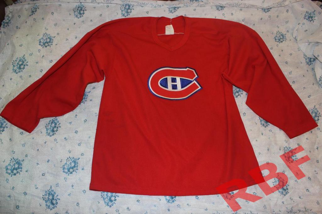 Хоккейный тренировочный свитер Montreal Canadiens 90-е годы,размер L
