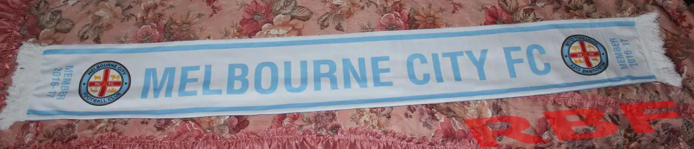 Шарф двусторонний легкий ФК Мельбурн Сити(Мельбурн,Австралия)