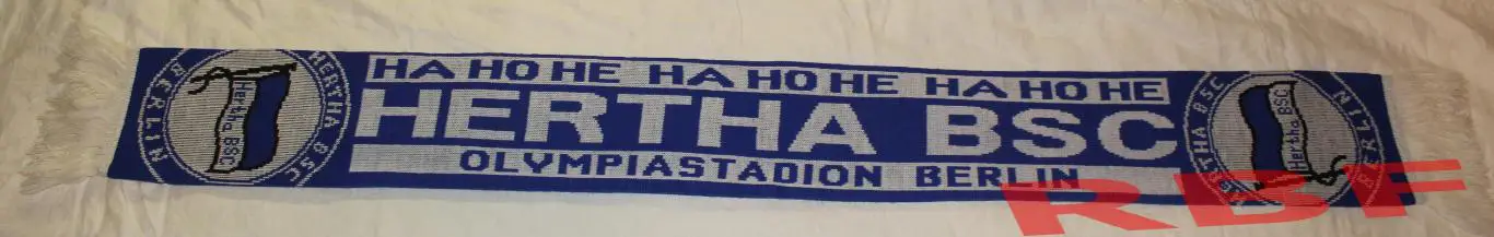 Шарф двусторонний ФК Герта(Берлин,Германия)