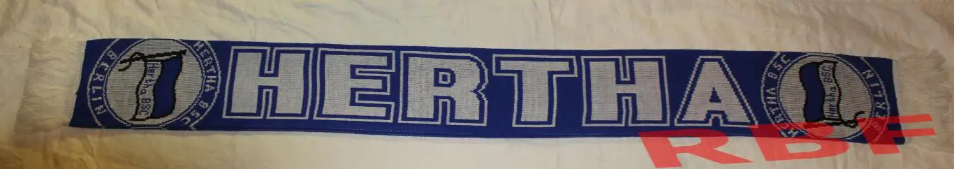 Шарф двусторонний ФК Герта(Берлин,Германия) 1
