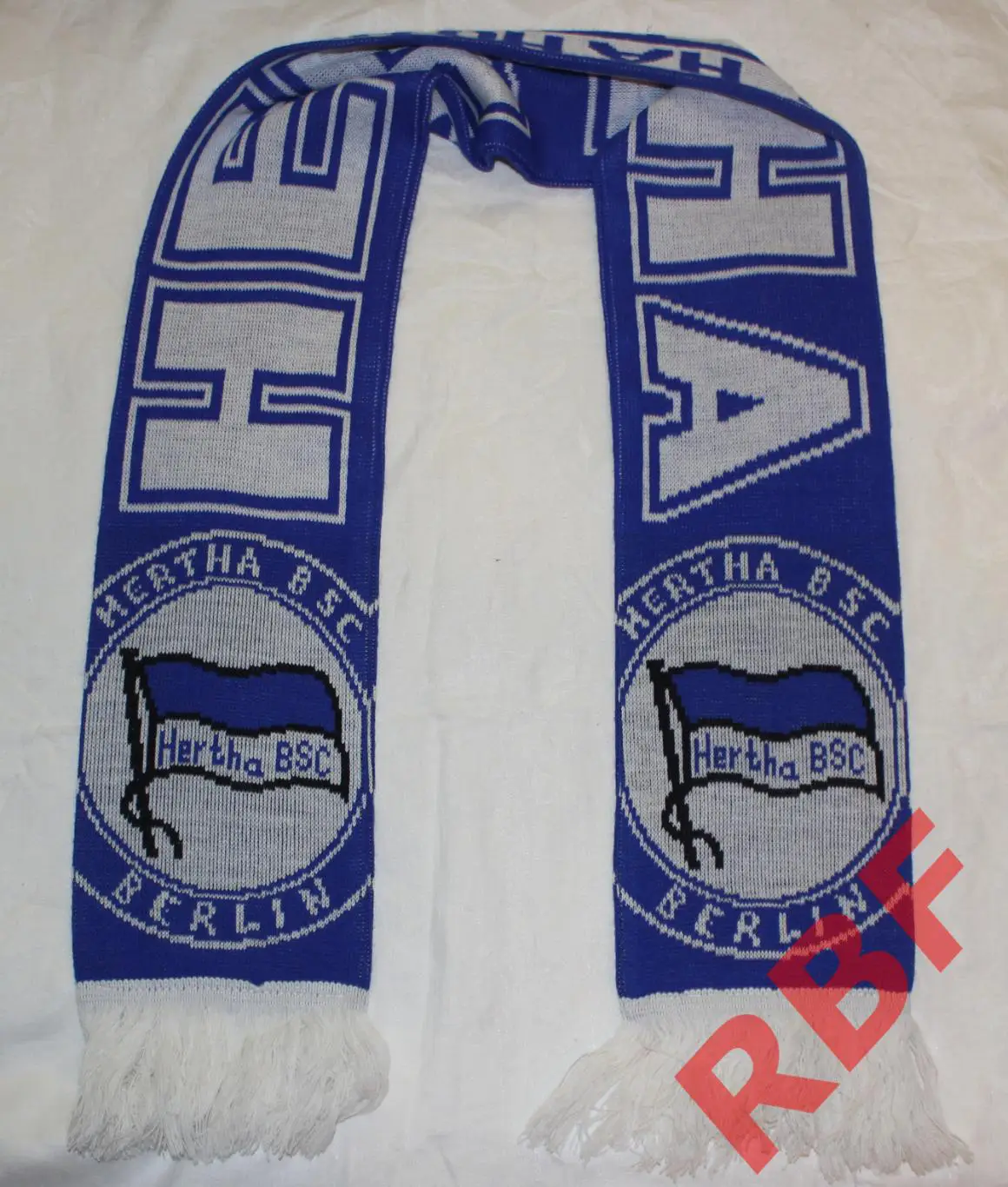 Шарф двусторонний ФК Герта(Берлин,Германия) 2