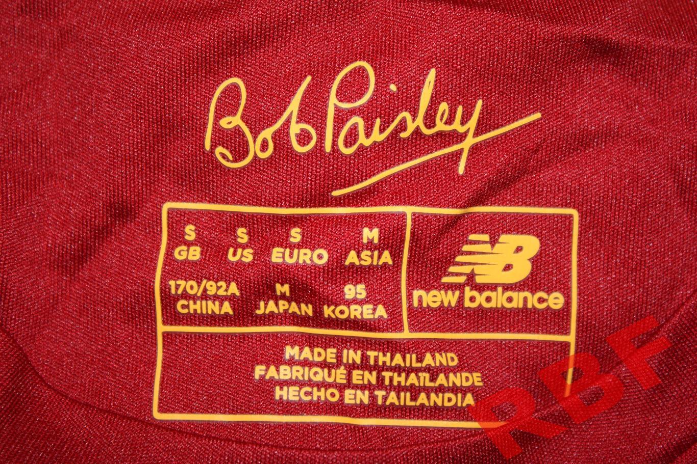 Футболка New Balance Ф.К.Ливерпуль(Англия) домашняя сезон 2019 - 2020 3