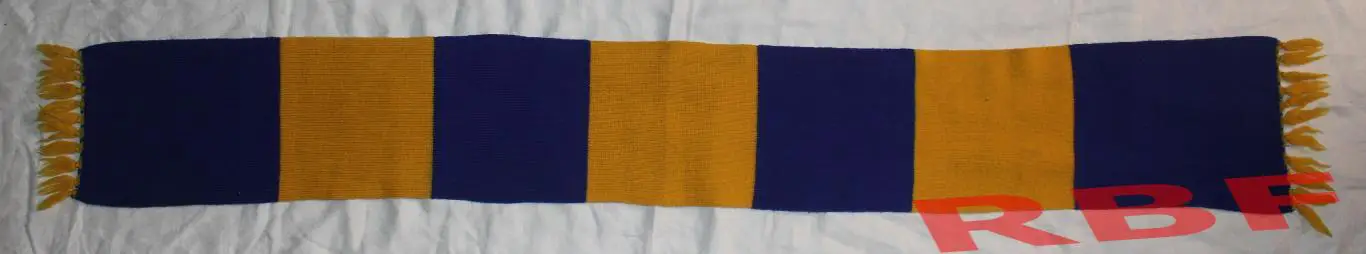 Шарф желто-синий зарубежный