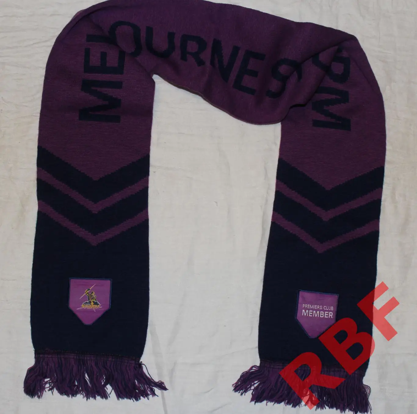 Шарф фанатский регбийного клуба Мельбурн Сторм(Австралия) 2