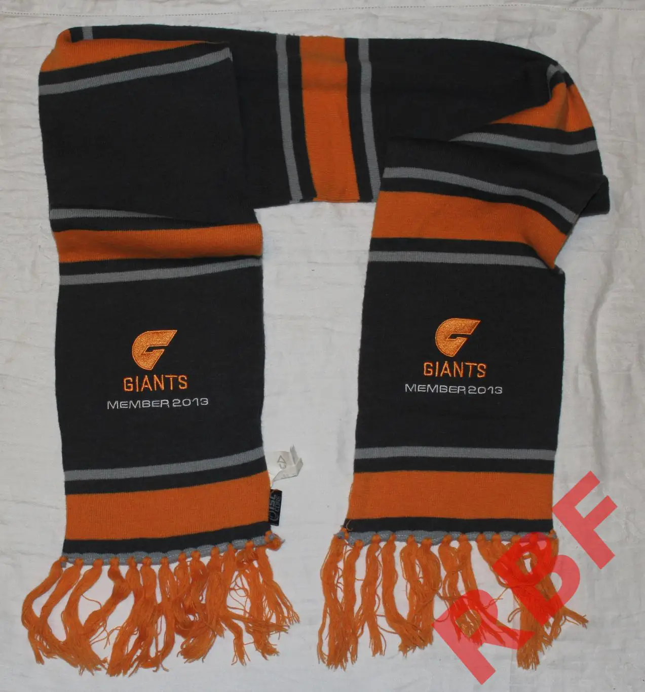 Шарф фанатский регбийного клуба Greater Western Sydney Giants(Австралия) 2