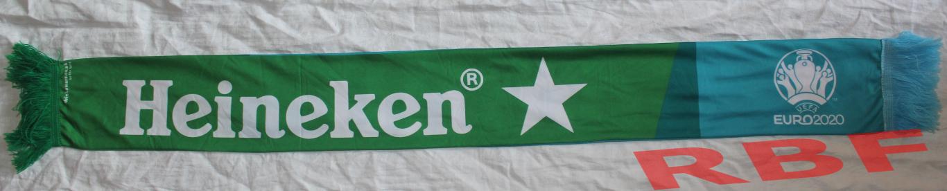 Шарф лёгкий EURO 2020 с рекламой Heineken