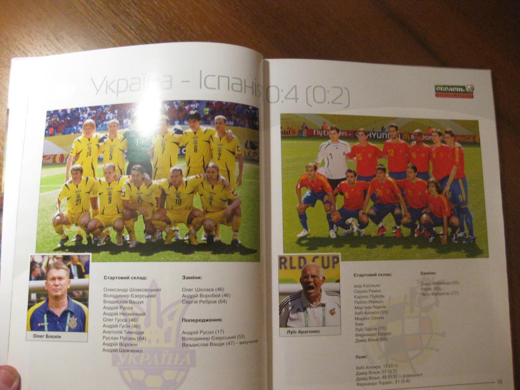 книга - футбол спорт Украина фотоальбом Чемпионат мира ( Германия) 2006 3