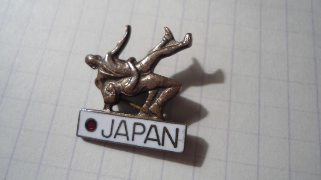 значeк - борьба - спорт - команда - Япония 1