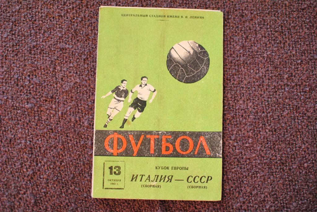 СССР - Италия 1963