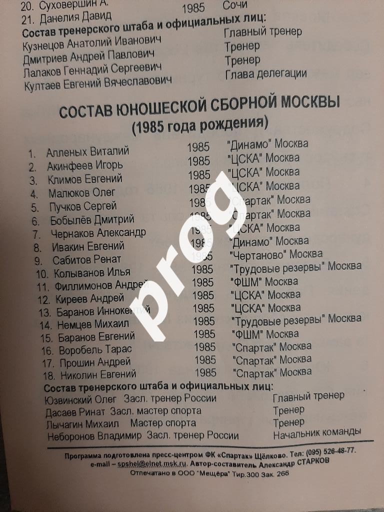 Юношеский турнир Дружба - 2000. Россия Китай Югославия Беларусь Польша 1