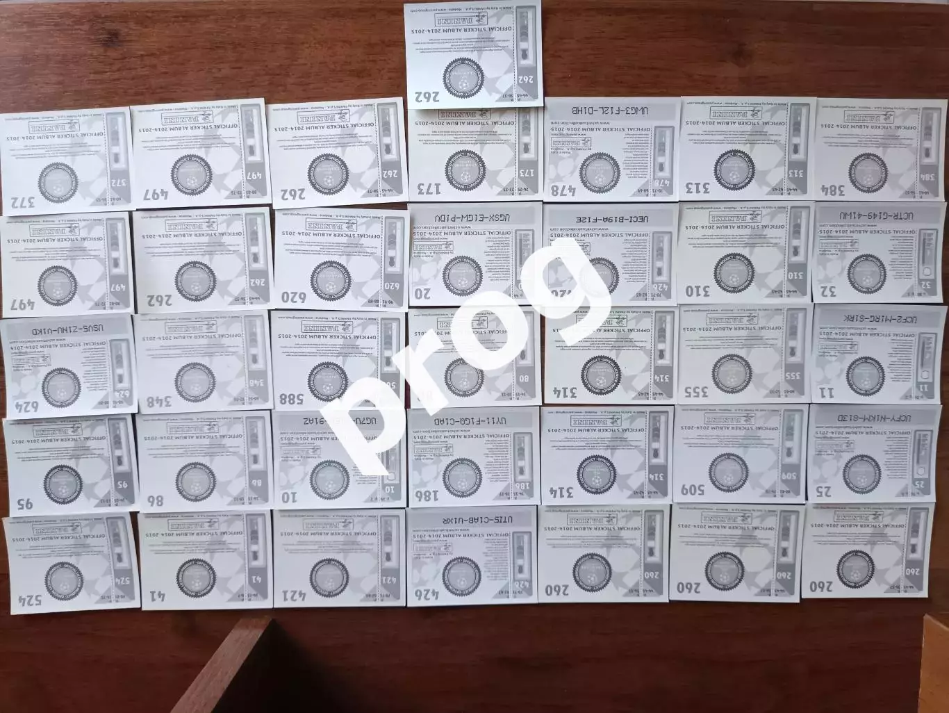 Наклейки Лига чемпионов Panini 2014/2015 98 шт 1