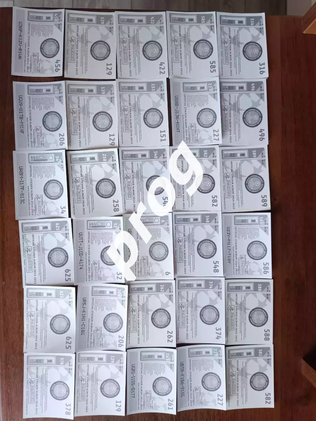 Наклейки Лига чемпионов Panini 2014/2015 98 шт 3