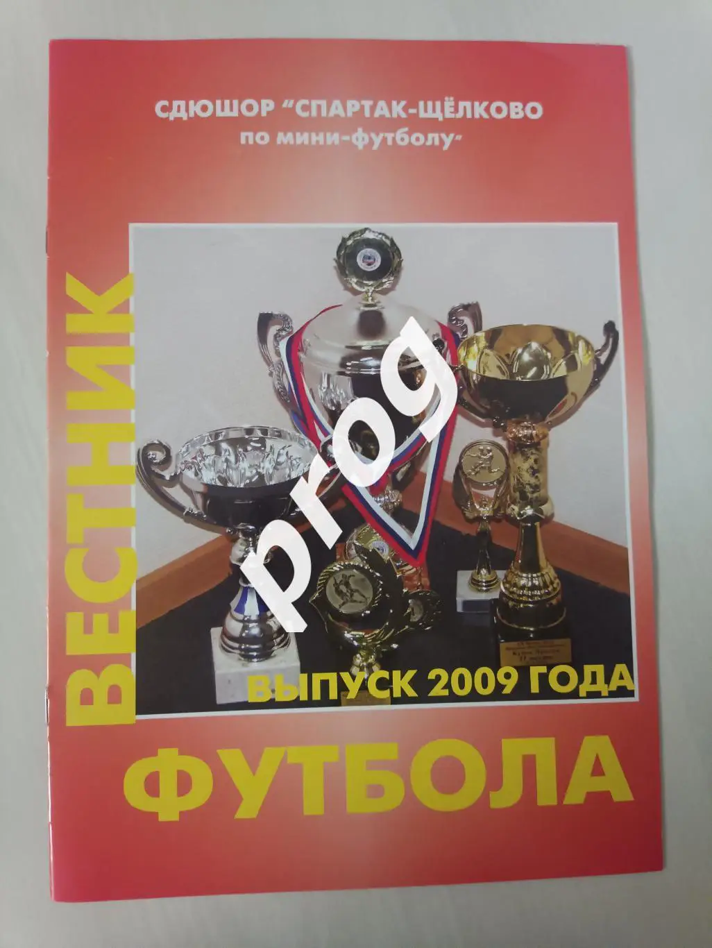 Футбольный вестник ДЮСШ Спартак Щелково 2009